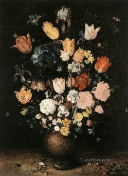  Brueghel Canvas - Bouquet Of Flowers Jan Brueghel the Elder